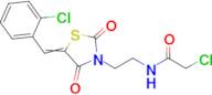 2-Chloro-N-(2-{5-[(2-chlorophenyl)methylidene]-2,4-dioxo-1,3-thiazolidin-3-yl}ethyl)acetamide