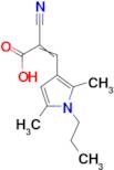 2-Cyano-3-(2,5-dimethyl-1-propyl-1h-pyrrol-3-yl)prop-2-enoic acid