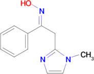 (Z)-N-[2-(1-methyl-1H-imidazol-2-yl)-1-phenylethylidene]hydroxylamine