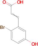 3-(2-Bromo-5-hydroxyphenyl)acrylic acid