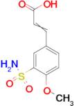 3-(4-Methoxy-3-sulfamoylphenyl)acrylic acid