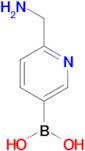 (6-(Aminomethyl)pyridin-3-yl)boronic acid