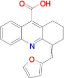 4-(Furan-2-ylmethylene)-1,2,3,4-tetrahydroacridine-9-carboxylic acid