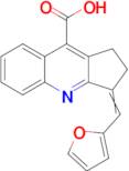 3-(Furan-2-ylmethylene)-2,3-dihydro-1H-cyclopenta[b]quinoline-9-carboxylic acid