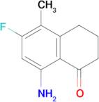 8-Amino-6-fluoro-5-methyl-3,4-dihydronaphthalen-1(2H)-one