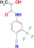 N-[4-cyano-3-(trifluoromethyl)phenyl]-2-hydroxyprop-2-enamide