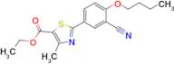 Ethyl 2-(4-butoxy-3-cyanophenyl)-4-methylthiazole-5-carboxylate