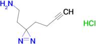 2-(3-(But-3-yn-1-yl)-3H-diazirin-3-yl)ethanamine hydrochloride