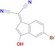 2-(5-bromo-3-hydroxy-1H-inden-1-ylidene)propanedinitrile