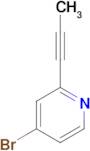 4-Bromo-2-(prop-1-yn-1-yl)pyridine