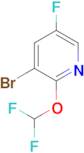 3-Bromo-2-(difluoromethoxy)-5-fluoropyridine