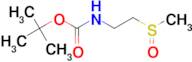 tert-Butyl (2-(methylsulfinyl)ethyl)carbamate