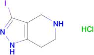 3-Iodo-4,5,6,7-tetrahydro-1H-pyrazolo[4,3-c]pyridine hydrochloride