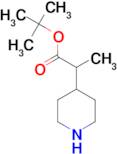 tert-Butyl 2-(piperidin-4-yl)propanoate