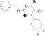 Benzyl (S)-(3-bromo-1-(4,4-difluorocyclohexyl)-2-oxopropyl)carbamate