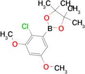 2-(2-Chloro-3,5-dimethoxyphenyl)-4,4,5,5-tetramethyl-1,3,2-dioxaborolane