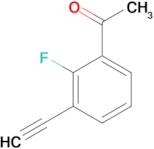 1-(3-Ethynyl-2-fluorophenyl)ethan-1-one