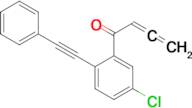 1-[5-Chloro-2-(2-phenylethynyl)phenyl]-2,3-butadien-1-one