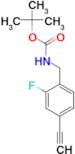 tert-Butyl (4-ethynyl-2-fluorobenzyl)carbamate