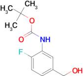 Tert-Butyl (2-fluoro-5-(hydroxymethyl)phenyl)carbamate