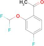 1-(2-(Difluoromethoxy)-4-fluorophenyl)ethan-1-one