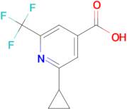 4-Pyridinecarboxylic acid, 2-cyclopropyl-6-(trifluoromethyl)-