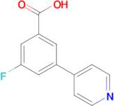 3-Fluoro-5-(4-pyridinyl)benzoic acid