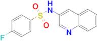 4-Fluoro-N-(quinolin-3-yl)benzenesulfonamide