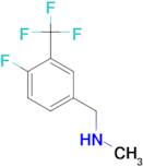 1-(4-Fluoro-3-(trifluoromethyl)phenyl)-N-methylmethanamine