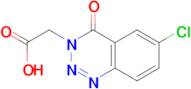 2-(6-Chloro-4-oxobenzo[d][1,2,3]triazin-3(4H)-yl)acetic acid