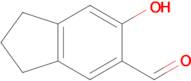 2,3-Dihydro-6-hydroxy-1H-indene-5-carboxaldehyde