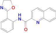 2-Quinolinecarboxamide, N-[2-(4,5-dihydro-2-oxazolyl)phenyl]-