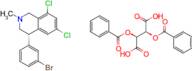 (S)-4-(3-bromophenyl)-6,8-dichloro-2-methyl-1,2,3,4-tetrahydroisoquinoline (2S,3S)-2,3-bis(benzo...