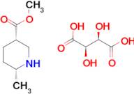 Methyl (3S,6R)-6-methylpiperidine-3-carboxylate (2R,3R)-2,3-dihydroxysuccinate