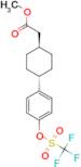 trans-Methyl 2-[4-[4-[(trifluoromethylsulfonyl)oxy]phenyl]cyclohexyl]acetate