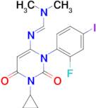 N'-[1-Cyclopropyl-3-(2-fluoro-4-iodophenyl)-2,6-dioxo-1,2,3,6-tetrahydropyrimidin-4-yl]-N,N-dime...