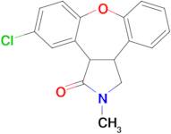 11-Chloro-2-methyl-2,3,3a,12b-tetrahydro-1H-dibenzo[2,3:6,7]oxepino[4,5-c]pyrrol-1-one