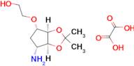 2-(((3aR,4S,6R,6aS)-6-Amino-2,2-dimethyltetrahydro-4H-cyclopenta[d][1,3]dioxol-4-yl)oxy)ethan-1-ol…