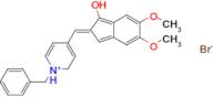 Pyridinium, 4-â€‹[(E)â€‹-â€‹(1,â€‹3-â€‹dihydro-â€‹5,â€‹6-â€‹dimethoxy-â€‹1-â€‹oxo-â€‹2H-â€‹inden...