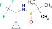 (S)-N-((R)-1-cyclopropyl-2,2,2-trifluoroethyl)-2-methylpropane-2-sulfinamide