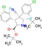 Rel-(2R,3S,4R,5S)-3-(3-Chloro-2-fluorophenyl)-4-(4-chloro-2-fluorophenyl)-4-cyano-5-(2,2-dimethylp…