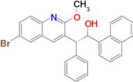 (Î²R)-6-Bromo-2-methoxy-Î±-1-naphthalenyl-Î²-phenyl-3-quinolineethanol