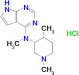 N-((3R,4R)-1,4-dimethylpiperidin-3-yl)-N-methyl-7H-pyrrolo[2,3-d]pyrimidin-4-amine (Hydrochloride)