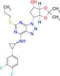 (3aR,4S,6R,6aS)-6-[7-[[(1R,2S)-2-(3,4-Difluorophenyl)cyclopropyl]amino]-5-(propylthio)-3H-1,2,3-...