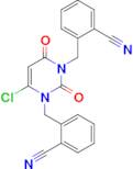 2,2'-((6-Chloro-2,4-dioxopyrimidine-1,3(2H,4H)-diyl)bis(methylene))dibenzonitrile