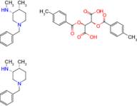 (3R,4R)-1-benzyl-N,4-dimethylpiperidin-3-amine hemi((2S,3S)-2,3-bis((4-methylbenzoyl)oxy)succinate)