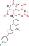 (2R,3R,4R,5S,6S)-2-(acetoxymethyl)-6-(3-((5-(4-fluorophenyl)thiophen-2-yl)methyl)-4-methylphenyl)tetrahydro-2H-pyran-3,4,5-triyl triacetate