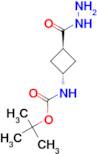 tert-Butyl (trans-3-(hydrazinecarbonyl)cyclobutyl)carbamate