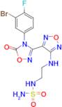 N-[2-[[4-[4-(3-Bromo-4-fluorophenyl)-4,5-dihydro-5-oxo-1,2,4-oxadiazol-3-yl]-1,2,5-oxadiazol-3-yl]amino]ethyl]sulfamide