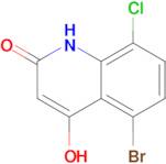 5-Bromo-8-chloro-2-hydroxyquinolin-4(1H)-one